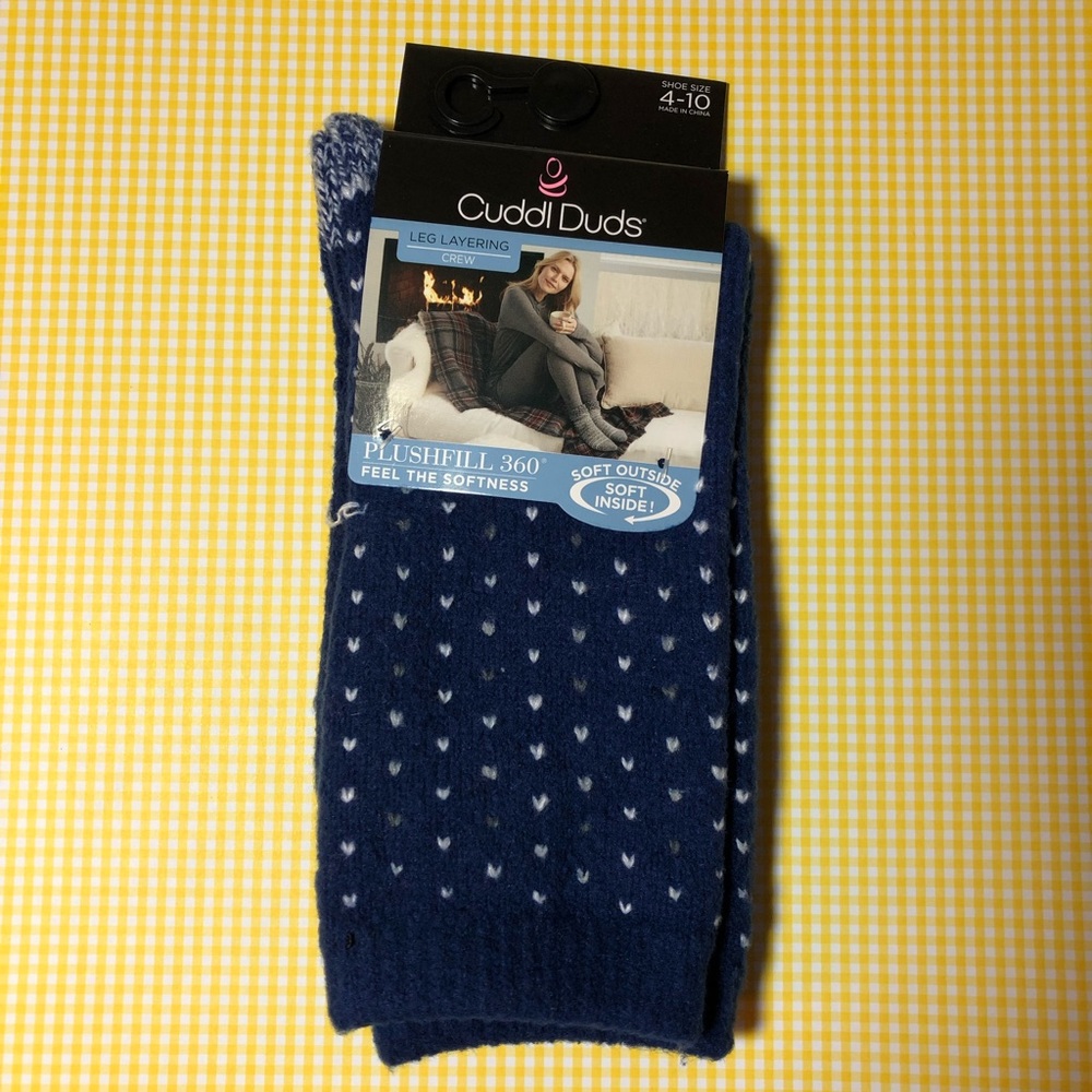 🧦Cuddl Duds crew socks